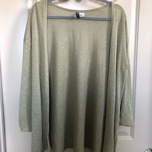 H&M Divided green cardigan